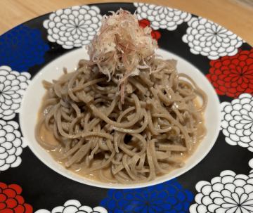 ‼️胡桃とみょうがの蕎麦‼️
