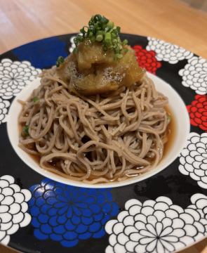 ‼️焼きなすのすり流し蕎麦‼️