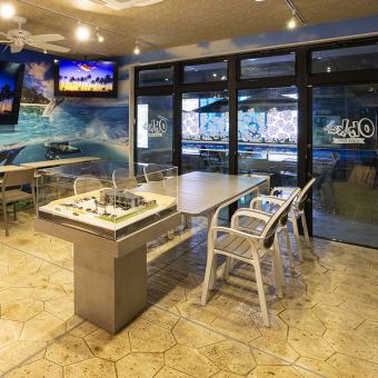 6명 가케 테이블석