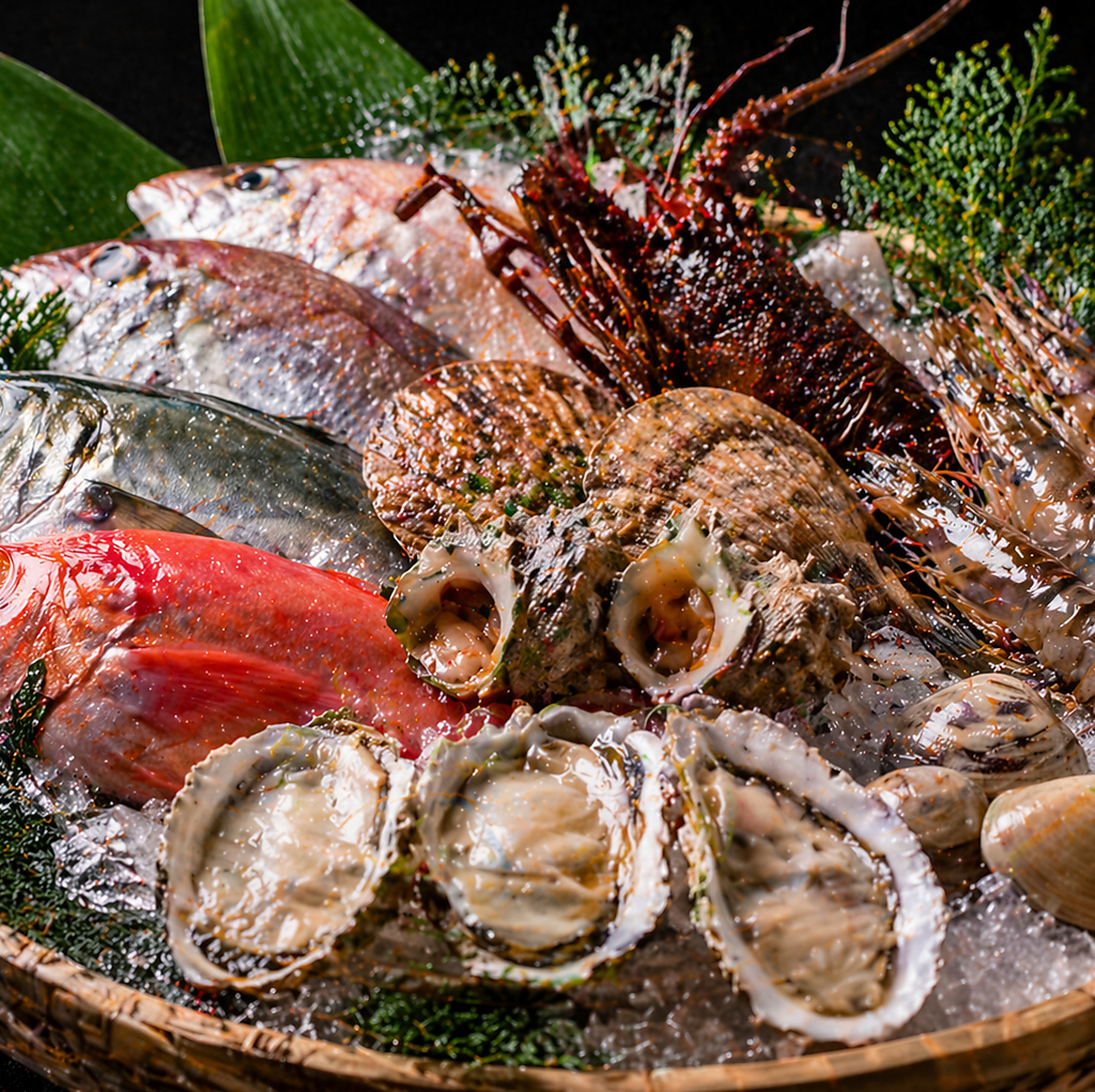 新鮮な海鮮をふんだんに使った料理を提供いたします!