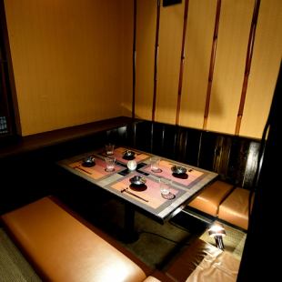 For banquets, entertainment, and welcome and farewell parties ◎ The Japanese atmosphere with a calm and mature atmosphere is popular.You can spend comfortably because it is a digging type seat.