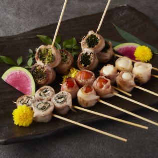 [Vegetable-wrapped Skewers] 5-piece selection