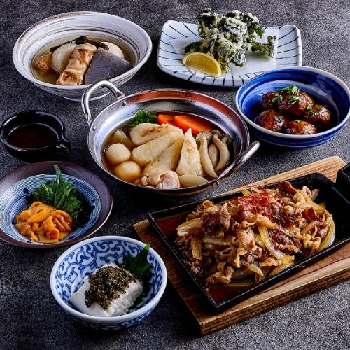 地元で採れた旬の食材を使った、当店厳選自慢の東北郷土料理をご用意♪