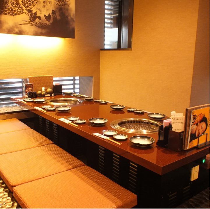 All seats are comfortable sunken kotatsu seats ★ You can stretch your legs and relax.
