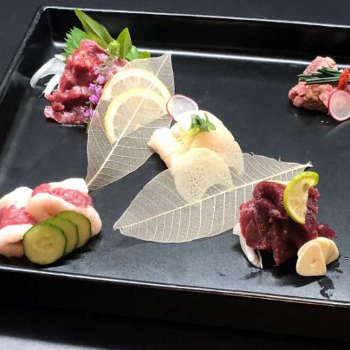 Horse sashimi <three types>
