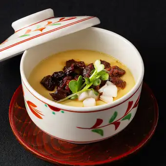 馬肉しぐれ煮茶碗蒸し