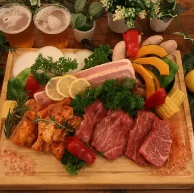 10時の部:【BBQ MENU】当店人気NO.1!≪スタンダードプラン≫⇒お一人様6200円(税込)~