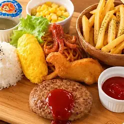 【人気No.1・ボリュームまんてん!】おこさまプレート