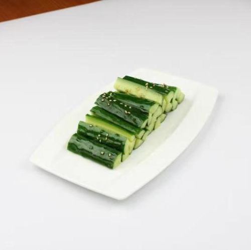 salted cucumber / spicy cucumber