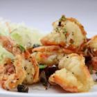 Stir-fried prawns with salt and pepper / Stir-fried squid with blue pepper