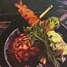 Wagyu beef combo with fried shrimp <150g>/<200g>