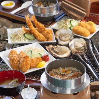 カニ釜飯セット8000円(税込)