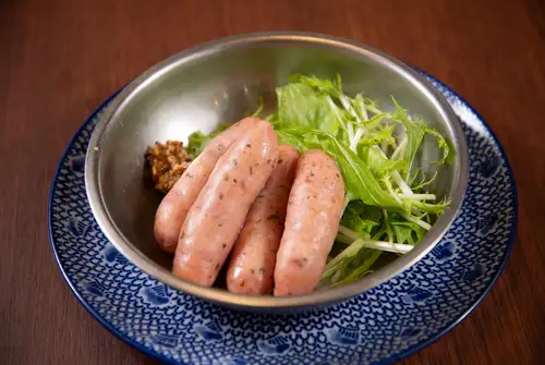 蒸しウインナー
