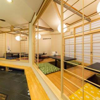 6名掛け×２/掘りごたつ席です