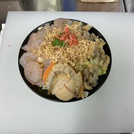 せんべいスペシャル海鮮もんじゃ