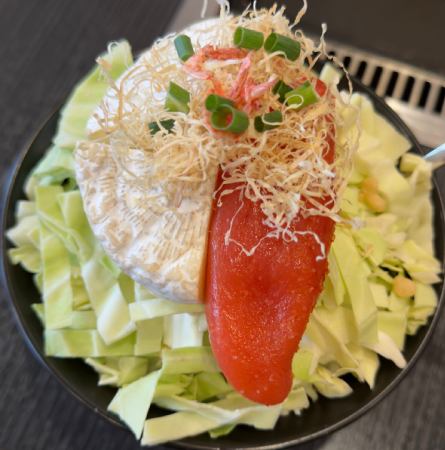 明太カマンベールもんじゃ