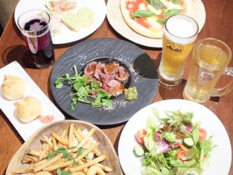 Most popular! [Lento Course] Perfect for farewell parties and welcome parties! 7 dishes including delicious meat dishes with 2 hours of all-you-can-drink for 5,500 yen