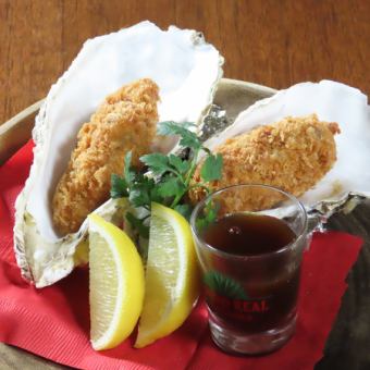 広島産大粒牡蠣フライ