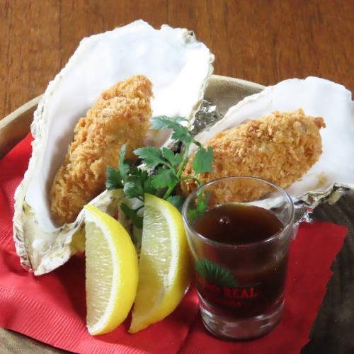 広島産大粒牡蠣フライ