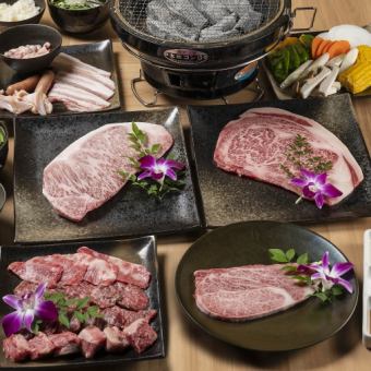 [All you can eat Wagyu beef sirloin!] Yakiniku-Matsu-course