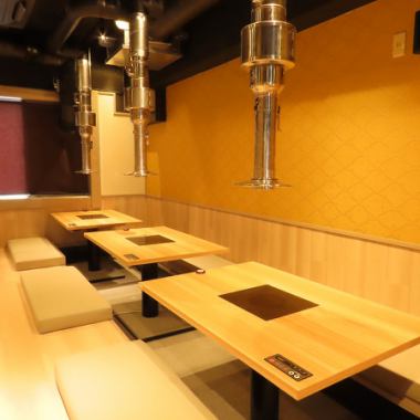 [6th floor] This is the floor where you can enjoy yakiniku and shabu-shabu.All seats are horigotatsu.