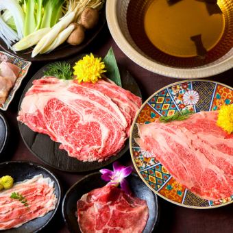 [All-you-can-eat melt-in-your-mouth Wagyu beef!] Shabu-shabu - Matsu - course