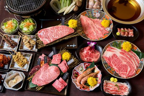 Yakiniku and shabu-shabu