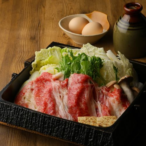 Sukiyaki (Japanese Black Beef, Vegetables)