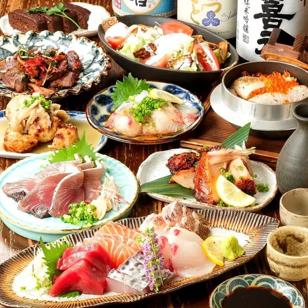 2時間飲み放題.釜飯付き【飲み会】ウメダ倶楽部、秋食材贅沢コース全15品