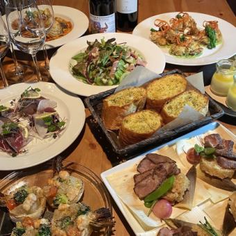 季節の宴会特別プラン 2時間飲み放題付き/8000円(税込)