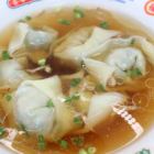上海名物!!薺菜(ナズナ)入り 大ワンタン 澄清スープ仕立て