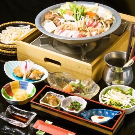 Recommended for all kinds of banquets! Popular ginger hotpot [Matsu course] featured on TV, 7 dishes total, 8,000 yen (tax included) with 2 hours of all-you-can-drink