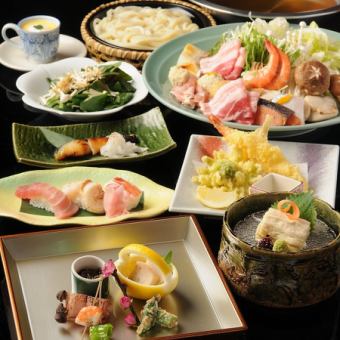[Urara Course] 8 dishes, 2 hours of all-you-can-drink included, 7,450 yen (tax included)
