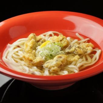 牛すじ天と浪花かすおうどん