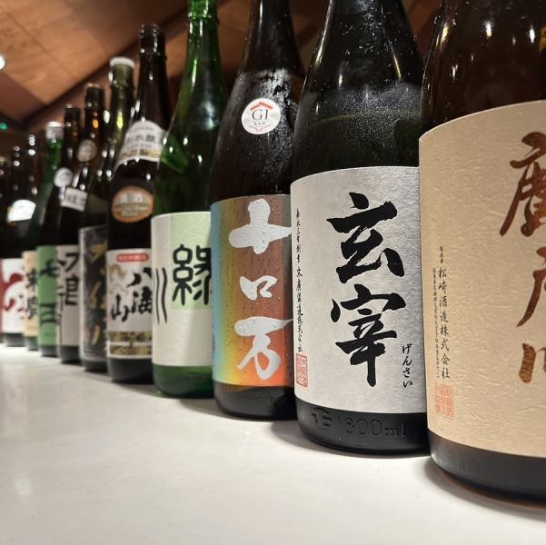 日本酒×うどんのマリアージュ。こだわりのうどんと和食、日本各地の銘酒、季節の銘酒で乾杯・・♪