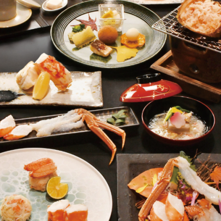 活ずわい蟹と活毛蟹・たらば蟹コース (2名様より) 全10品 33,264円(税込)