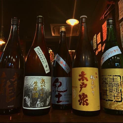 We offer seasonal limited menus and sake!