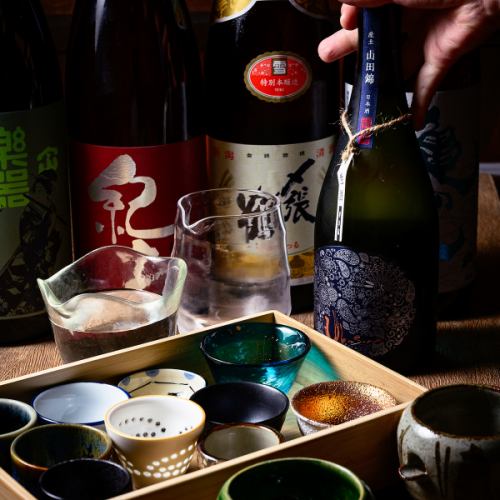 日本酒にこだわります!