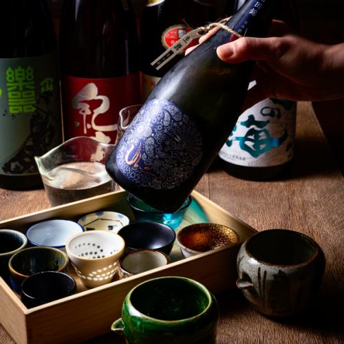 Regular local sake from 530 yen♪