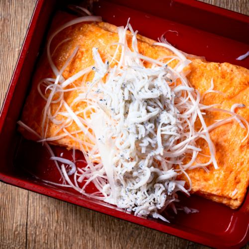 ねぎとしらすの出汁巻き玉子