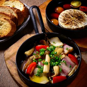 店長の気まぐれアヒージョ