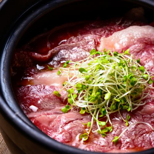 和牛サーロインの土鍋ご飯