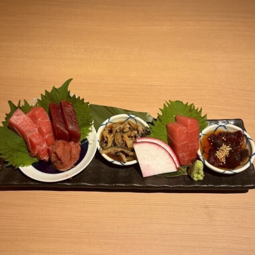 天然生本まぐろ6点盛り