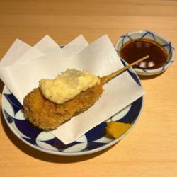 天然生本まぐろ　串揚げタルタル