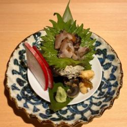 活さざえ刺身