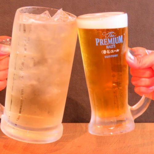 ドリンクメニューも豊富