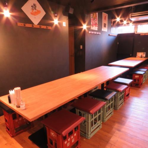 宴会にも最適な席も有