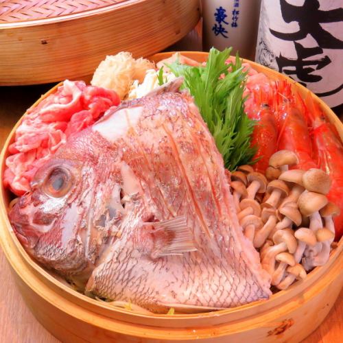 豪快なせいろ蒸し
