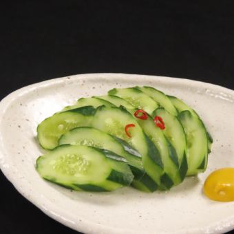 きゅうりの一本漬け/梅味噌きゅー