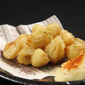 まるごとにんにくのおつまみ天ぷら